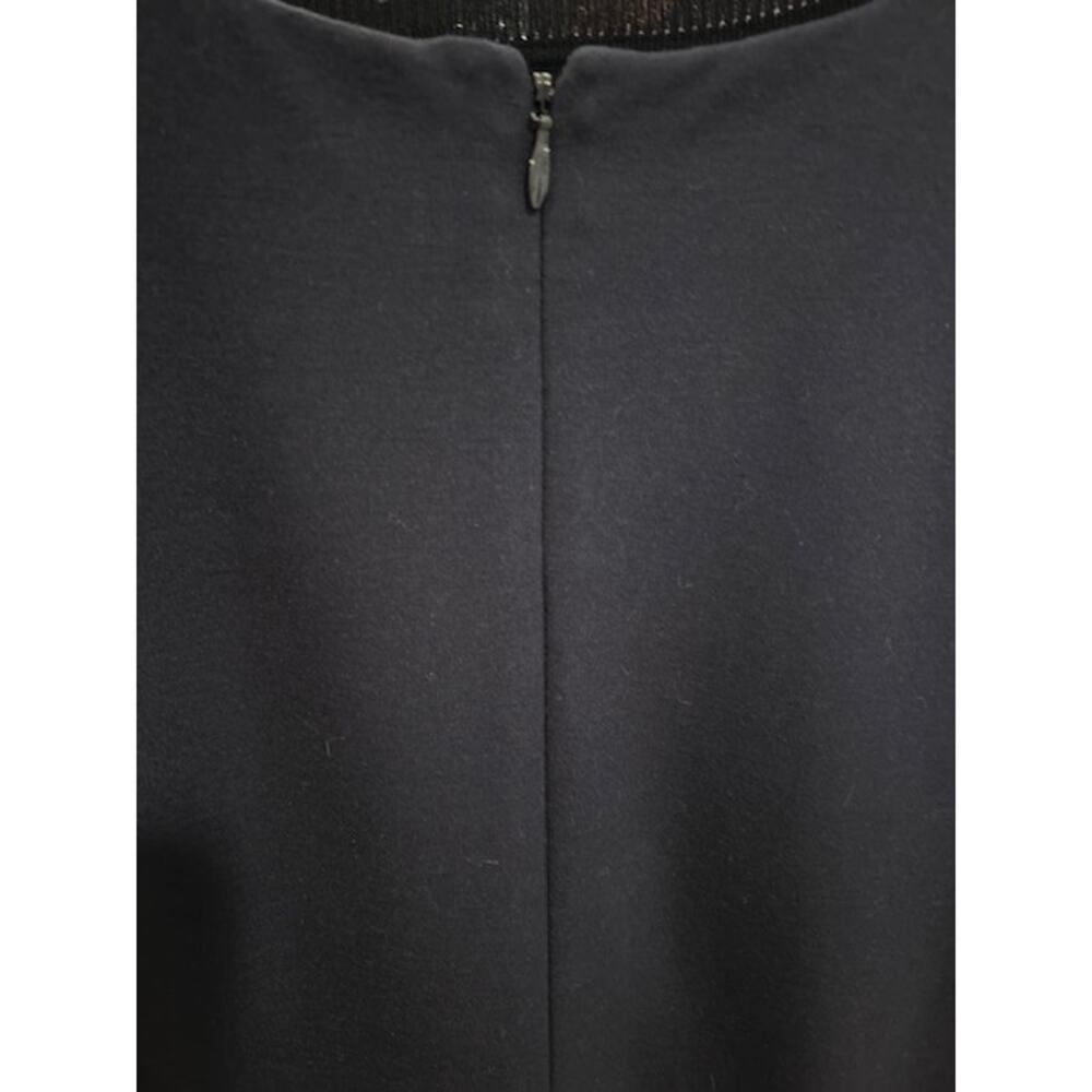 TALBOTS Navy Blue Sheath Shift Short Sleeve Stretch Work Business Casual Size 14 - Picture 5 of 10